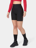 Black Ribbed Cycling Short - view 1
