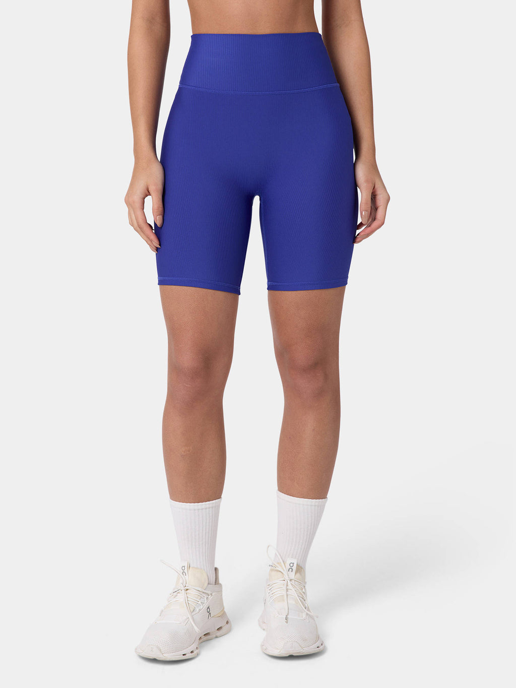 Black Ribbed Cycling Short - view 10