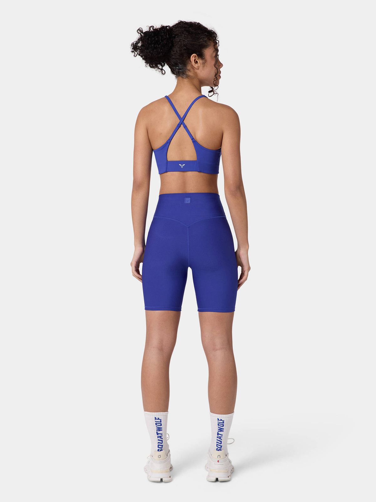 Black Ribbed Cycling Short - view 16