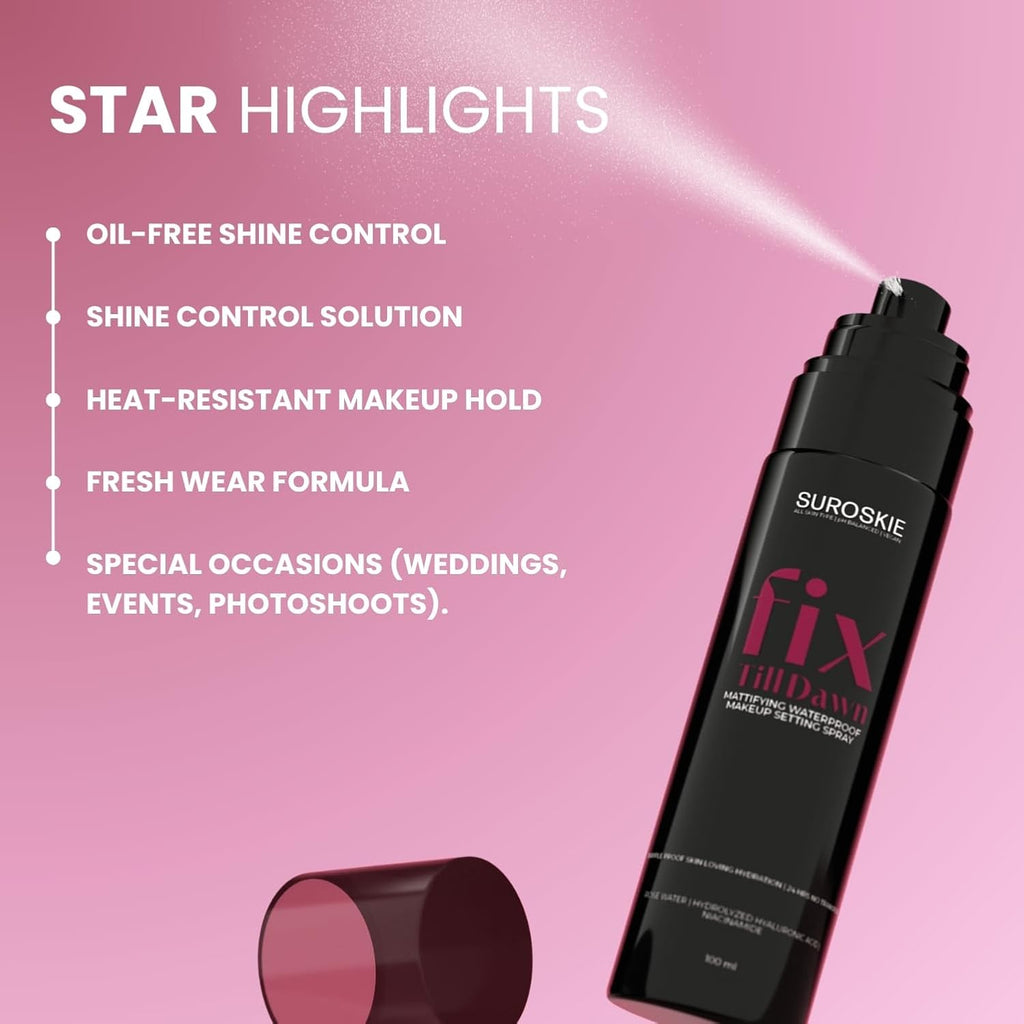 Fix Till Dawn Mattifying Makeup Setting Spray With Niacinamide | F14 - view 5