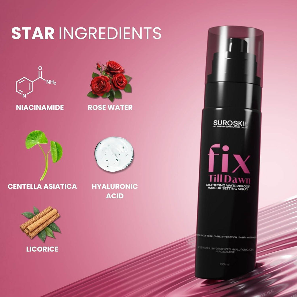 Fix Till Dawn Mattifying Makeup Setting Spray With Niacinamide | F14 - view 6
