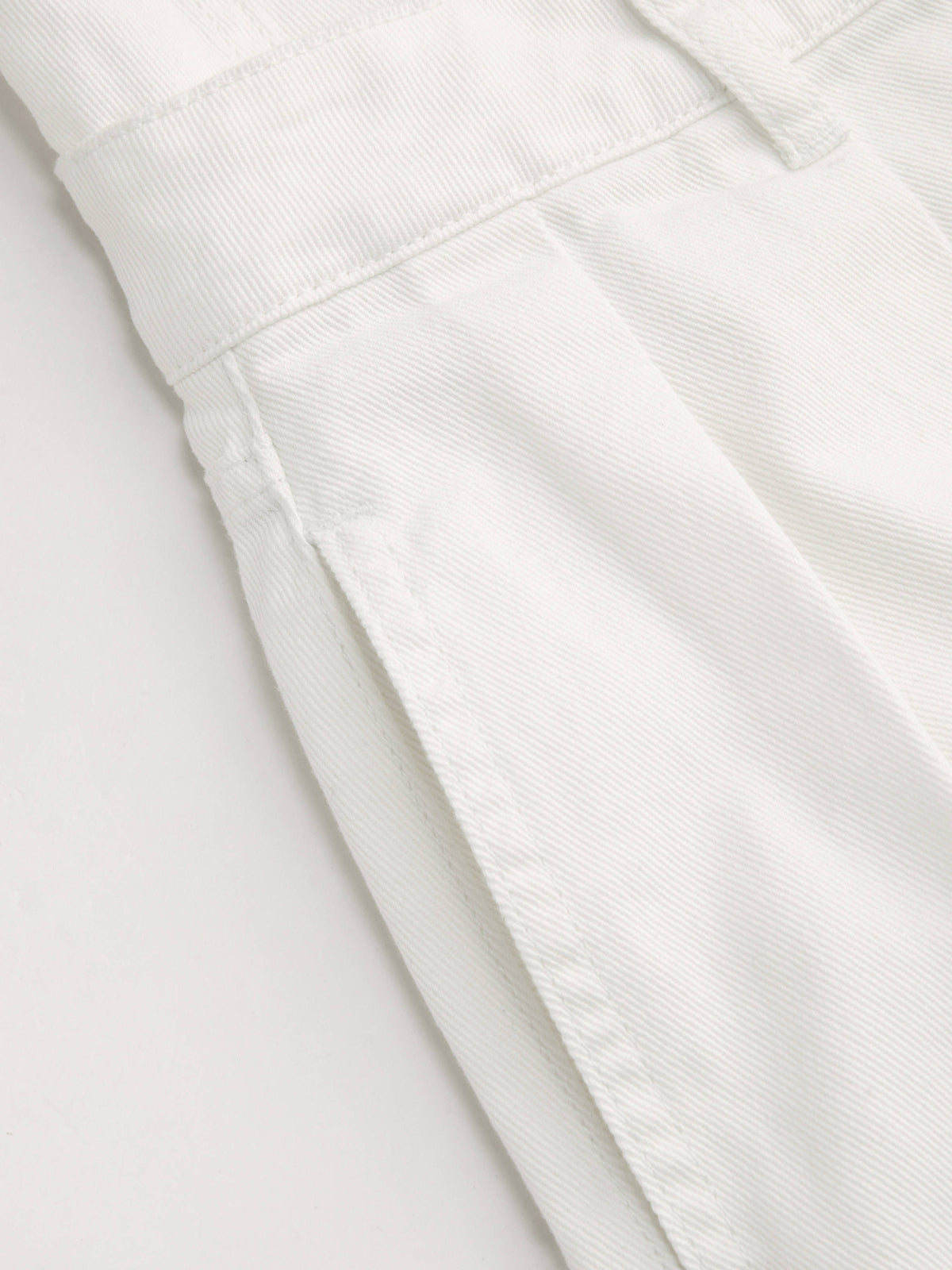 Double High Rise Solid Button Wide Leg Jeans | WL90 - view 32