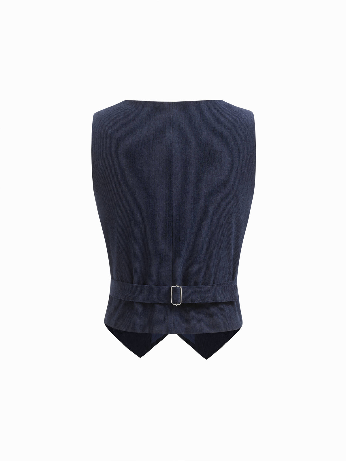 Corduroy V-neck Solid Button Blazer Vest | JC78 - view 8