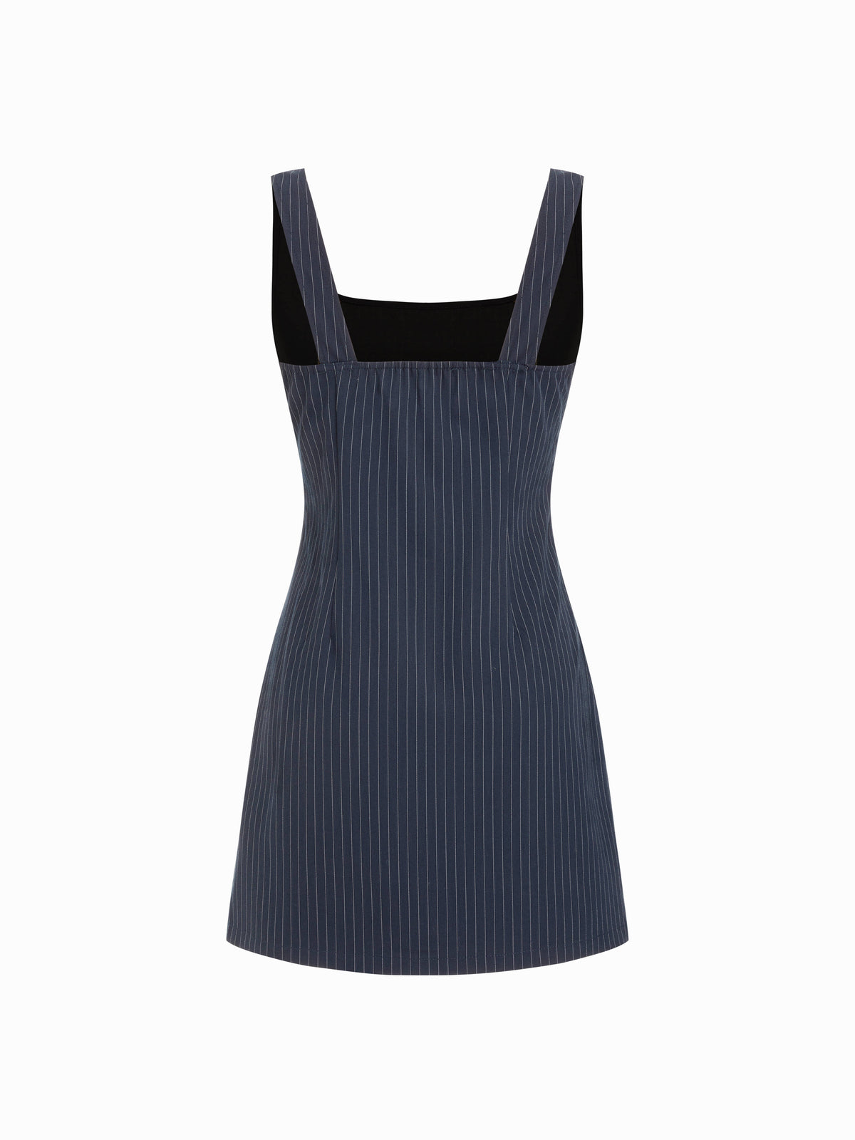 Scoop Neckline Checks Zipper Mini Dress | D56 - view 36