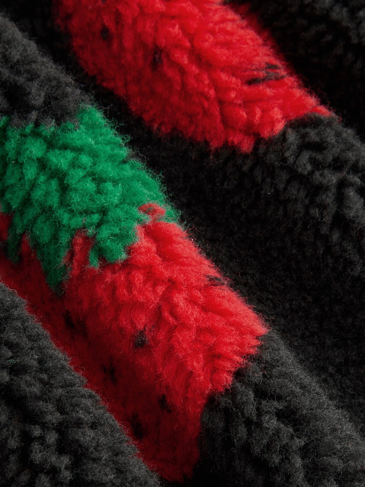 Fleece High Neck Strawberry Pocket Drawstring Oversized Jacket | JC78 - view 12