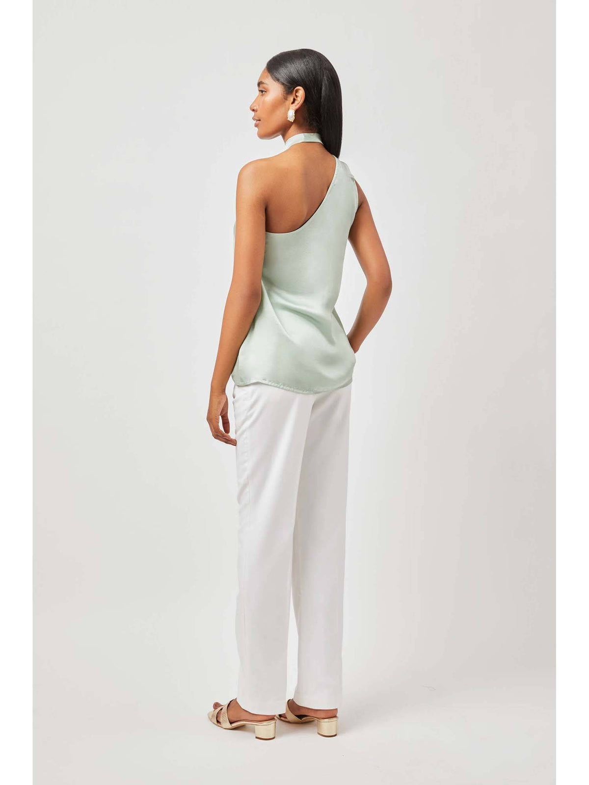 Women Green Camille Top | HT67 - view 2