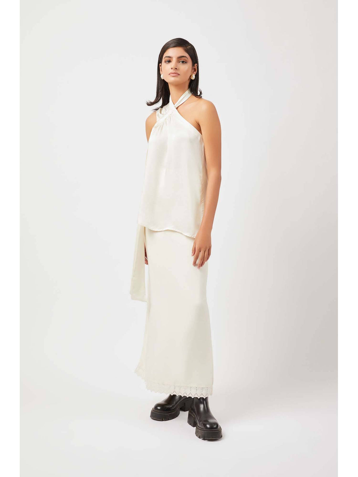 Women Ivory Camille Top | HT67 - view 3