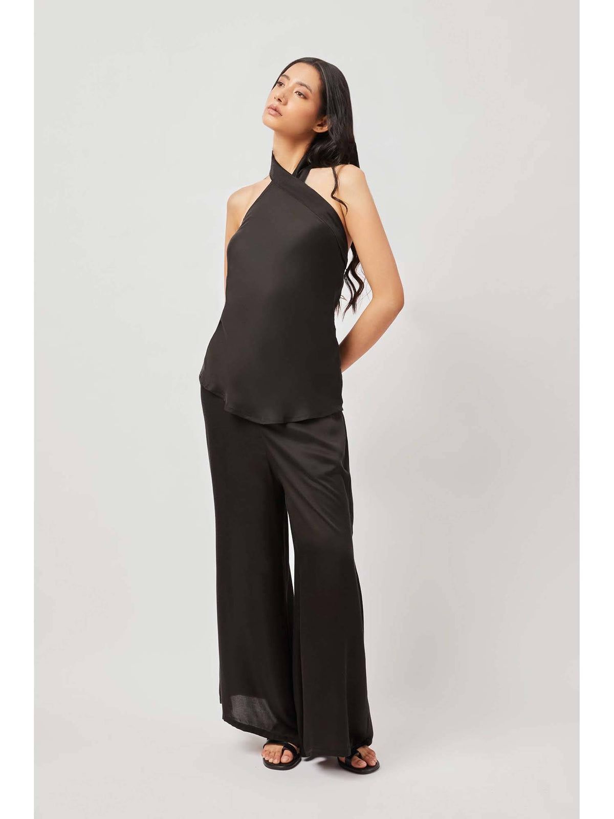 Women Black Cyea Top | HT67 - view 3