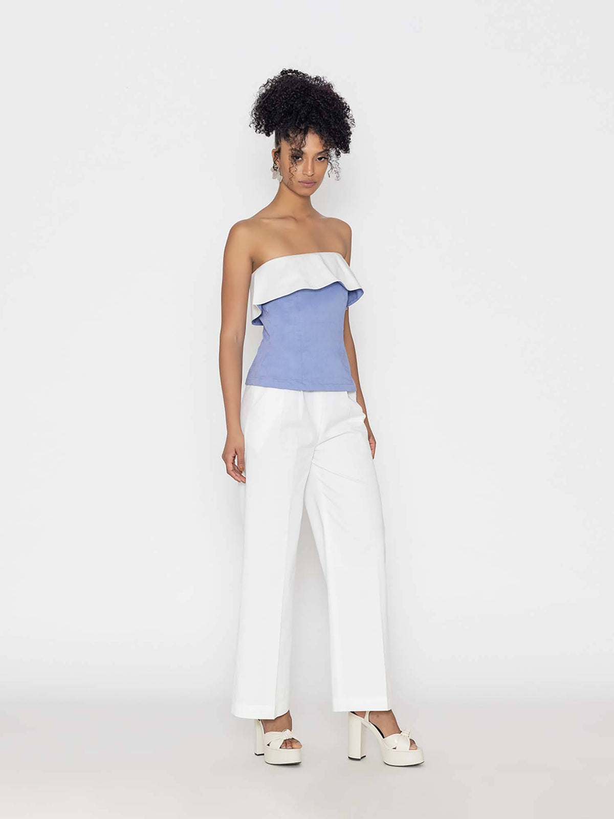 Women Blue Swan Lake Top | TT90 - view 4