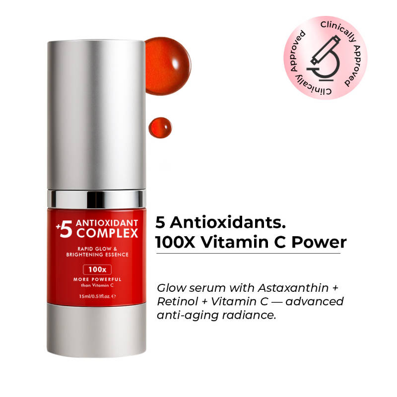 +5 Antioxidant Complex Rapid Glow & Brightening Face Serum | Z8 - view 1