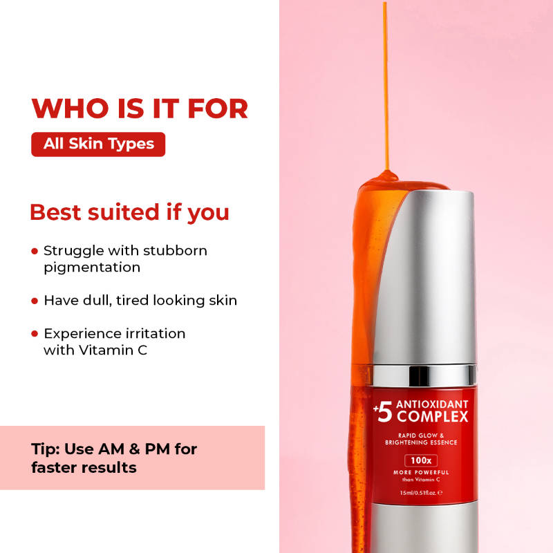 +5 Antioxidant Complex Rapid Glow & Brightening Face Serum | Z8 - view 7