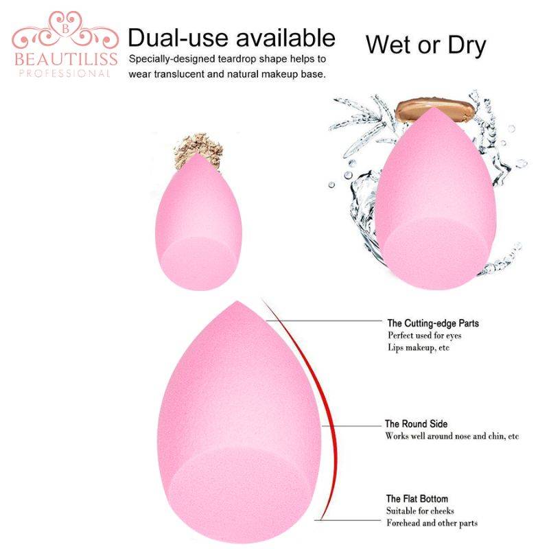 Beauty Blend Makeup Puff Applicator Sponge Set Of 6(Color May Vary) | T32 - view 5