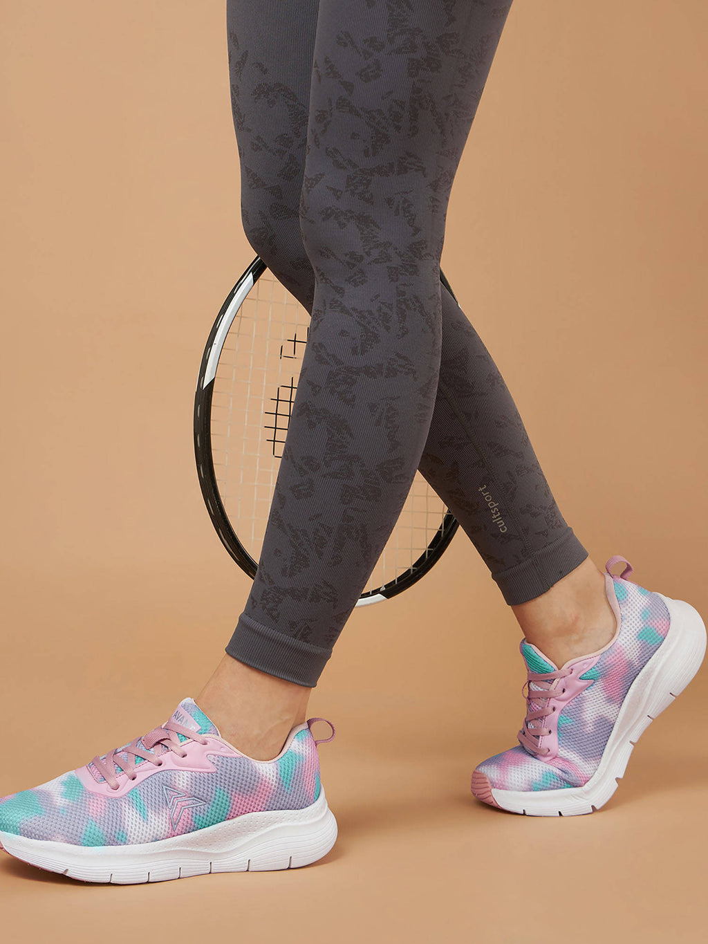 Womens Smoothfit Running Shoes - Pink & Blue | SH9 - view 6