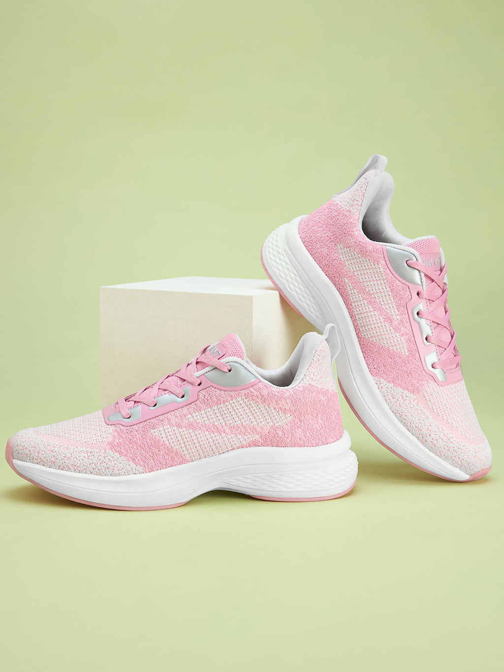 Womens Magix Running Shoes - Pink & White | SH9 - view 1