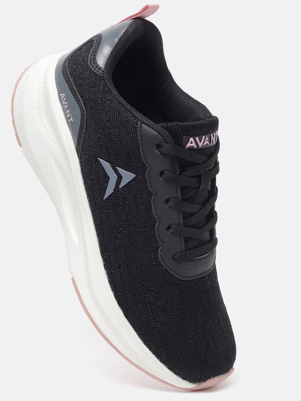 Womens Aura Running Shoes - Black | SH9 - view 3