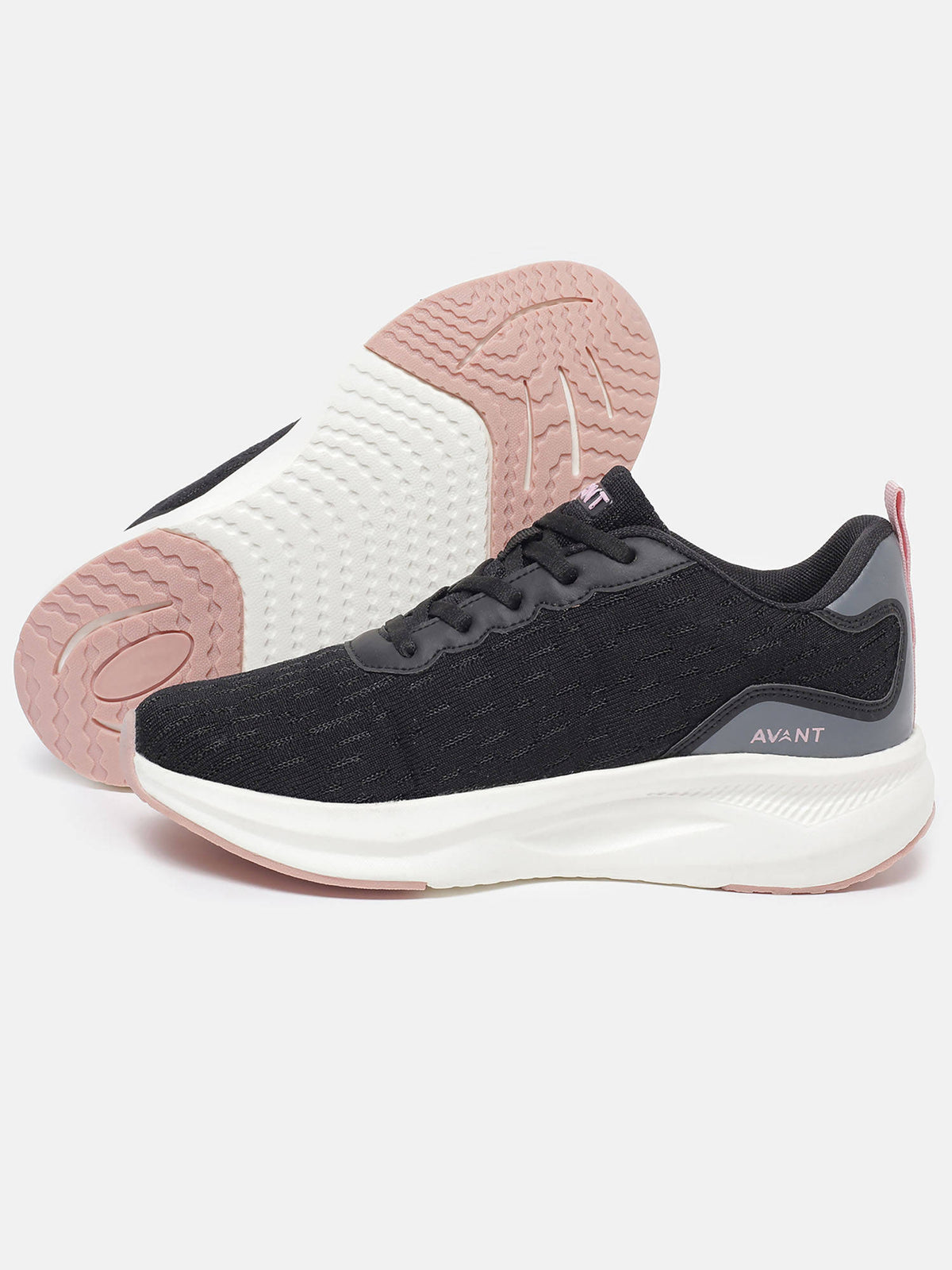 Womens Aura Running Shoes - Black | SH9 - view 4