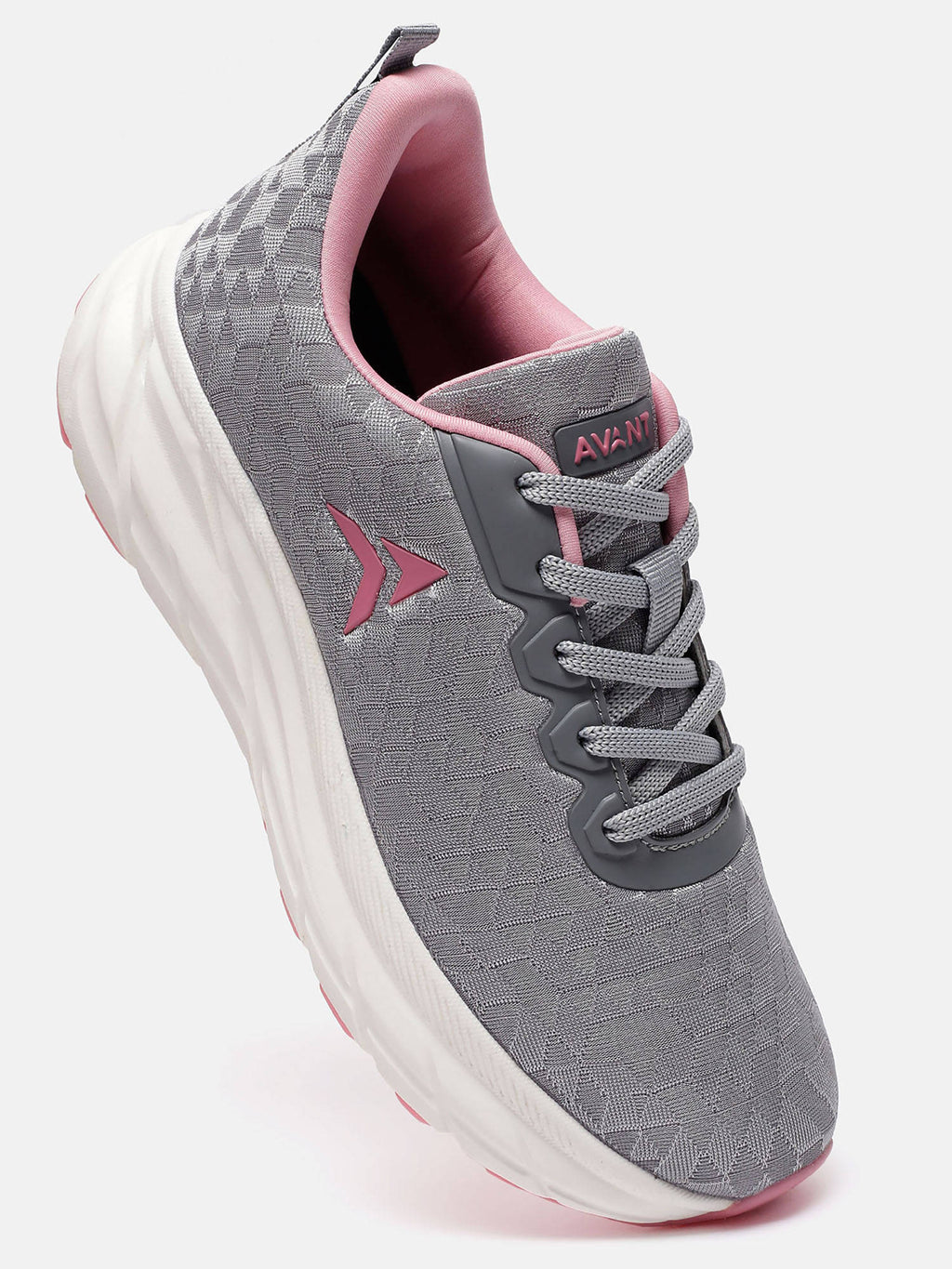 Womens Libra Running Shoes - Grey & Pink | SH9 - view 3