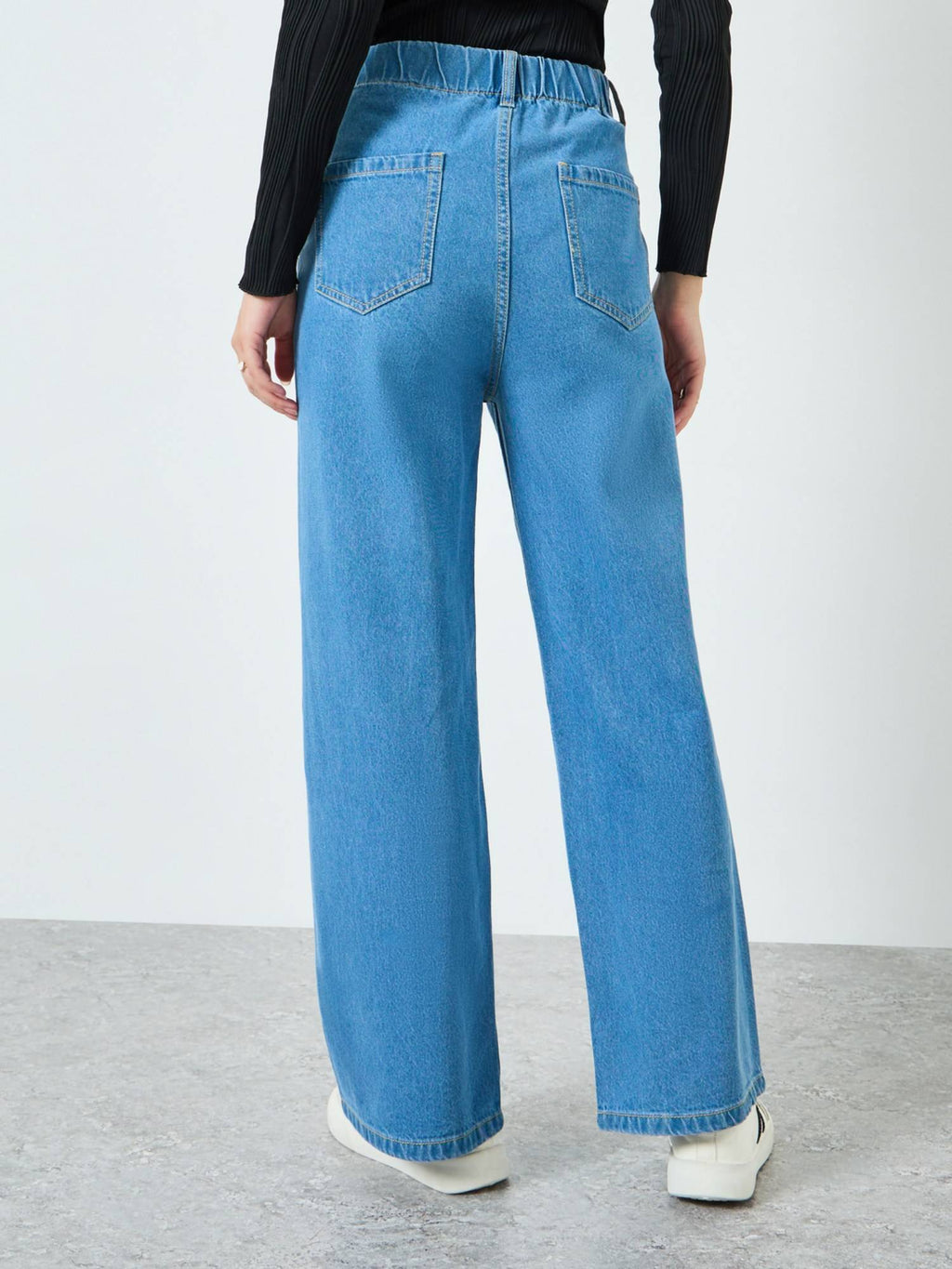 Blue Casual Plain Jeans | WL90 - view 5