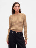 Brown Women Textured Slim Sweatshirt | HD56 - view 1