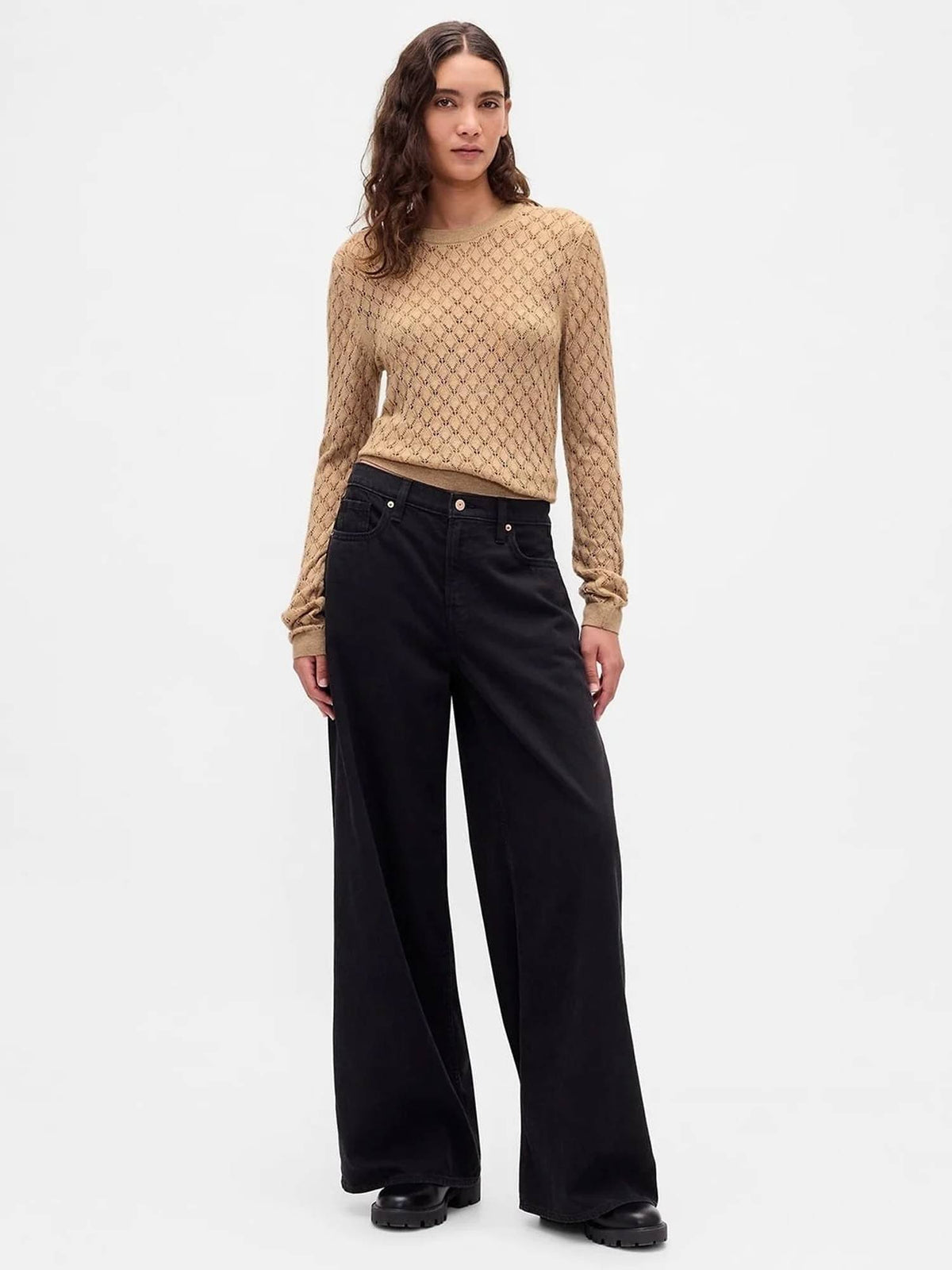 Brown Women Textured Slim Sweatshirt | HD56 - view 5