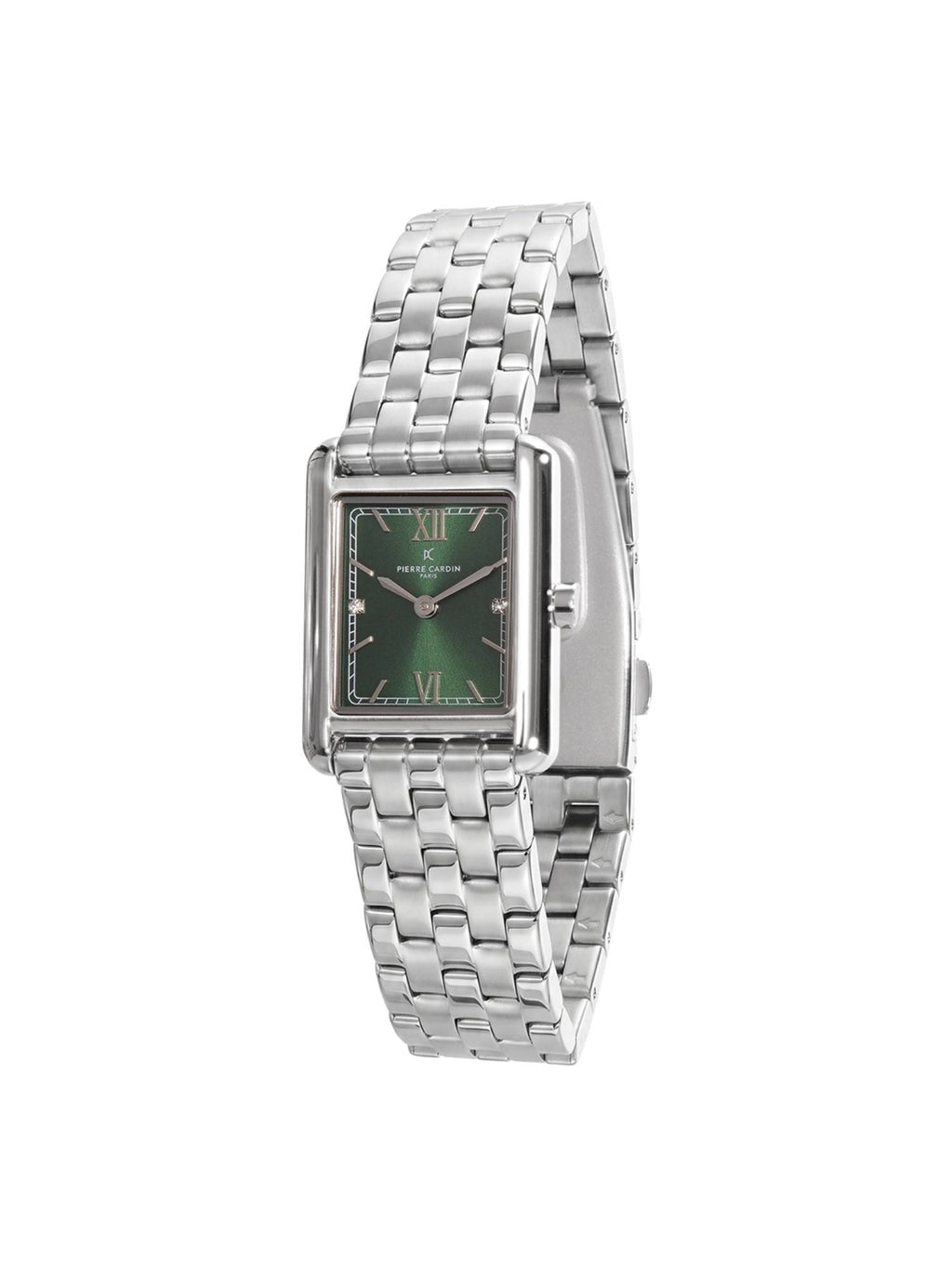 Women Silver Stainless Steel Rectangular Dial Watch (Cf.1040.Ms.2) | W92 - view 6