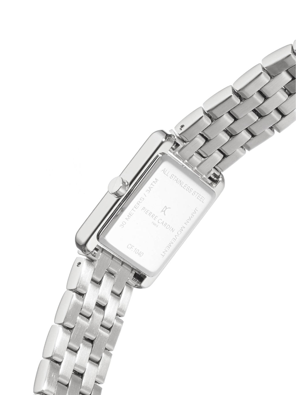 Women Silver Stainless Steel Rectangular Dial Watch (Cf.1040.Ms.2) | W92 - view 9