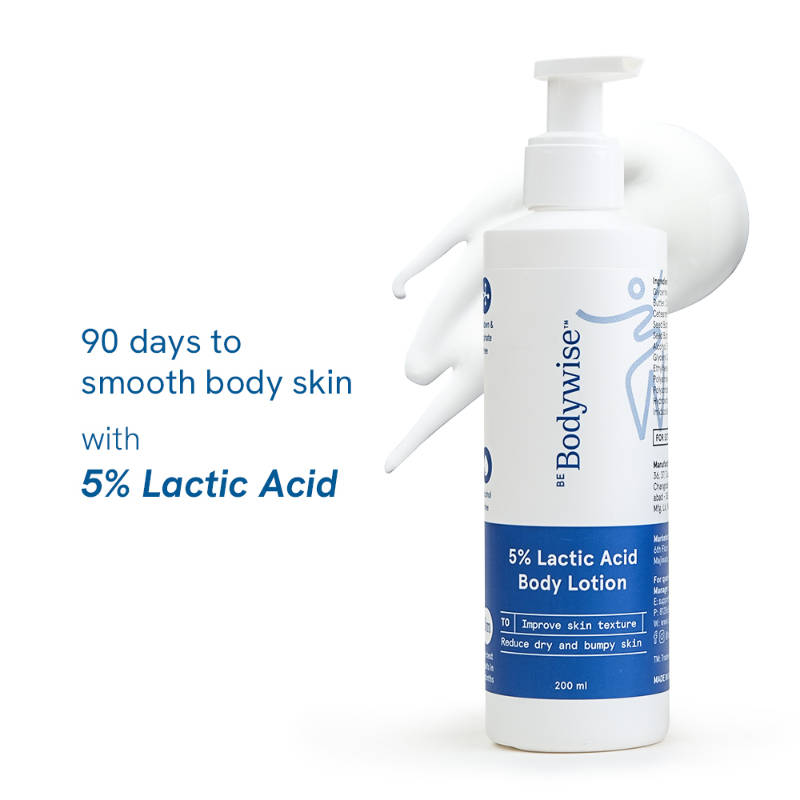 5% Lactic Acid Body Lotion - For 24H Moisturization, Improved Skin Texture, Smooth Skin | BWS9 - view 1