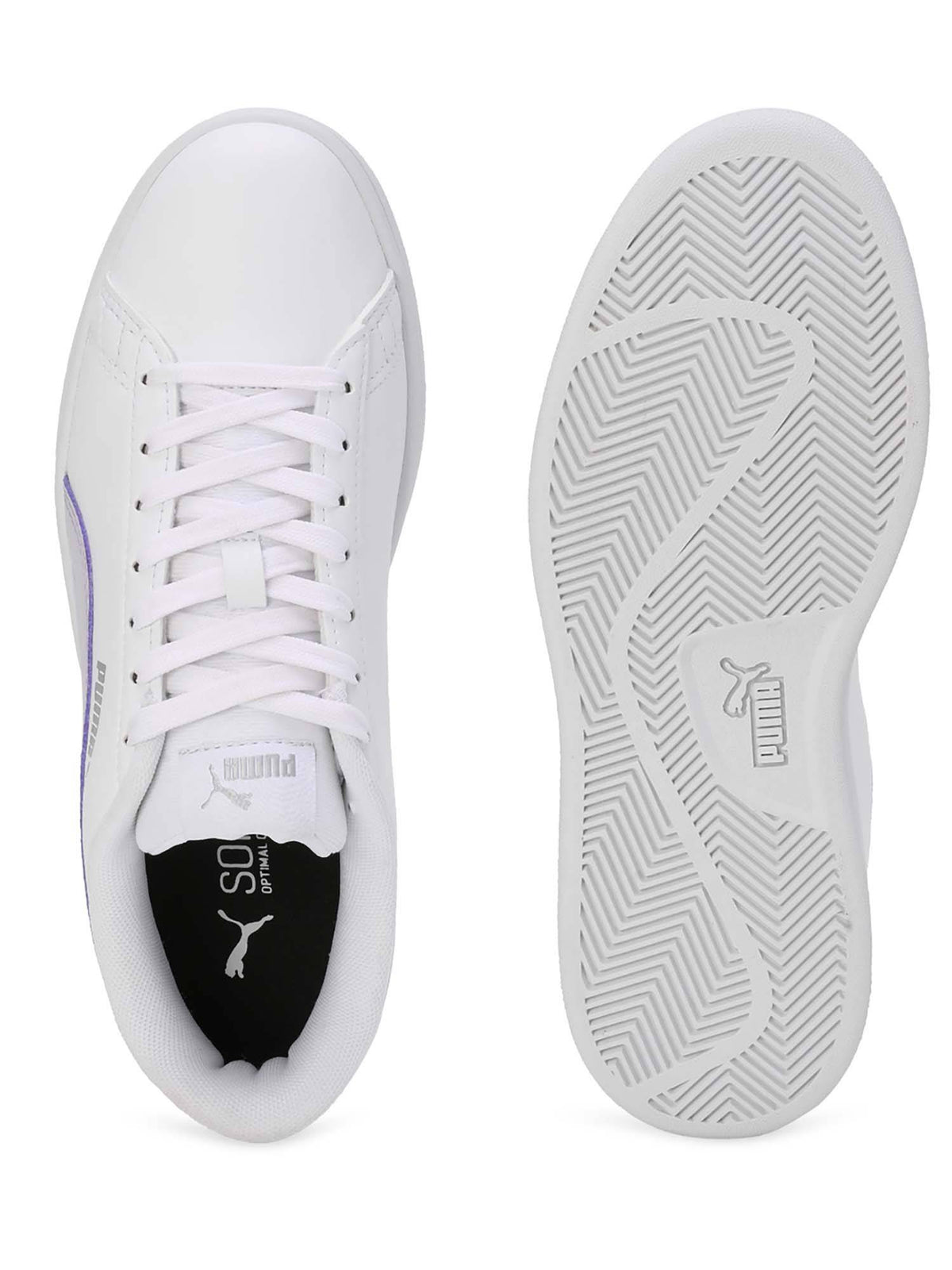 Smashic Womens White Sneakers | SN09 - view 6