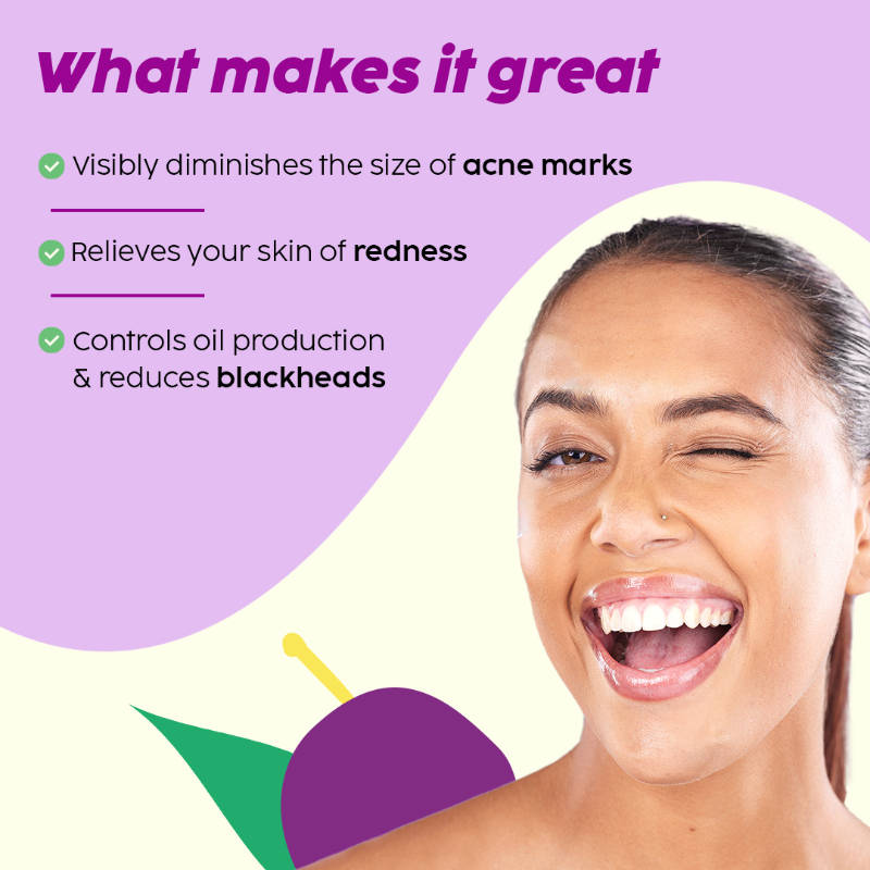 10% Niacinamide Jamun Face Serum for Acne marks, blemishes & oil control | PL1 - view 5