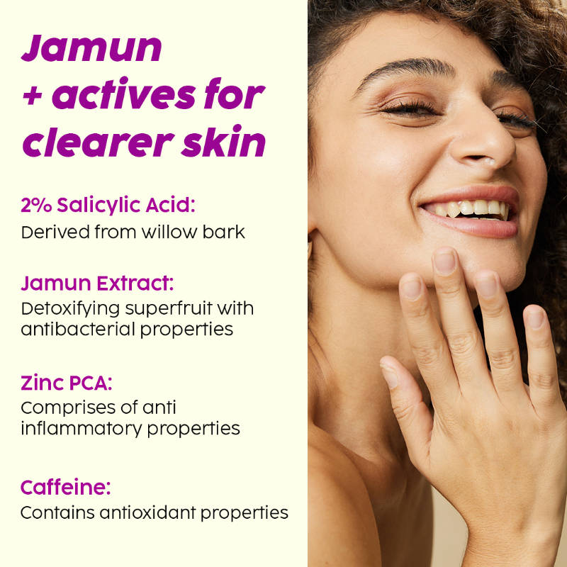 2% Salicylic Acid Jamun Active Acne Control Dewy Serum for Active Acne & Dark Spot Reduction | PL1 - view 6