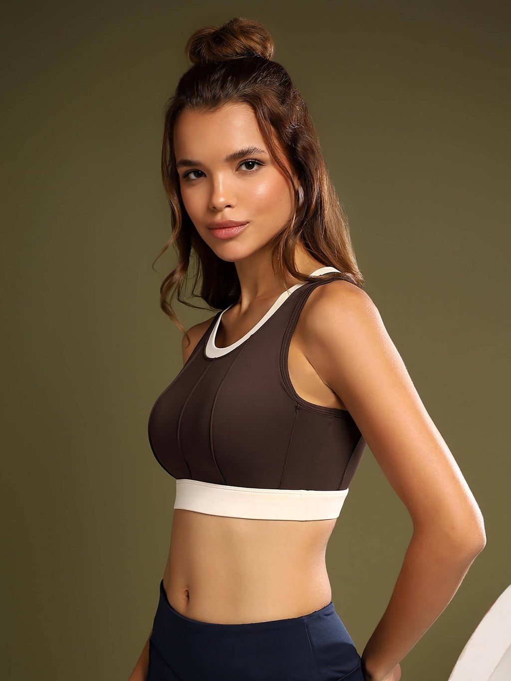 Women Purple 360 Degree Full Coverage High Impact Workout Full Sports Bra. | sb09 - view 25