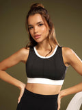 Women Brown 360 Degree Full Coverage High Impact Workout Full Sports Bra. | sb09 - view 8