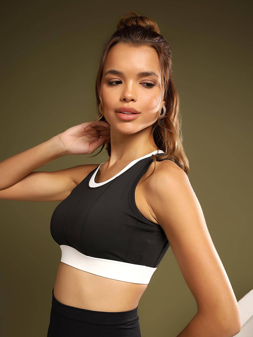 Women Purple 360 Degree Full Coverage High Impact Workout Full Sports Bra. | sb09 - view 10