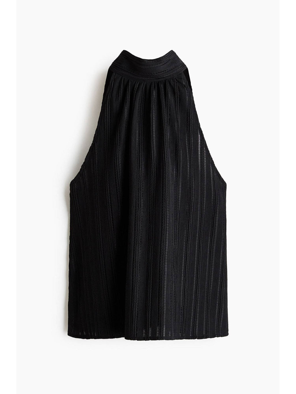 Women Black Textured Jersey Top | HT67 - view 6