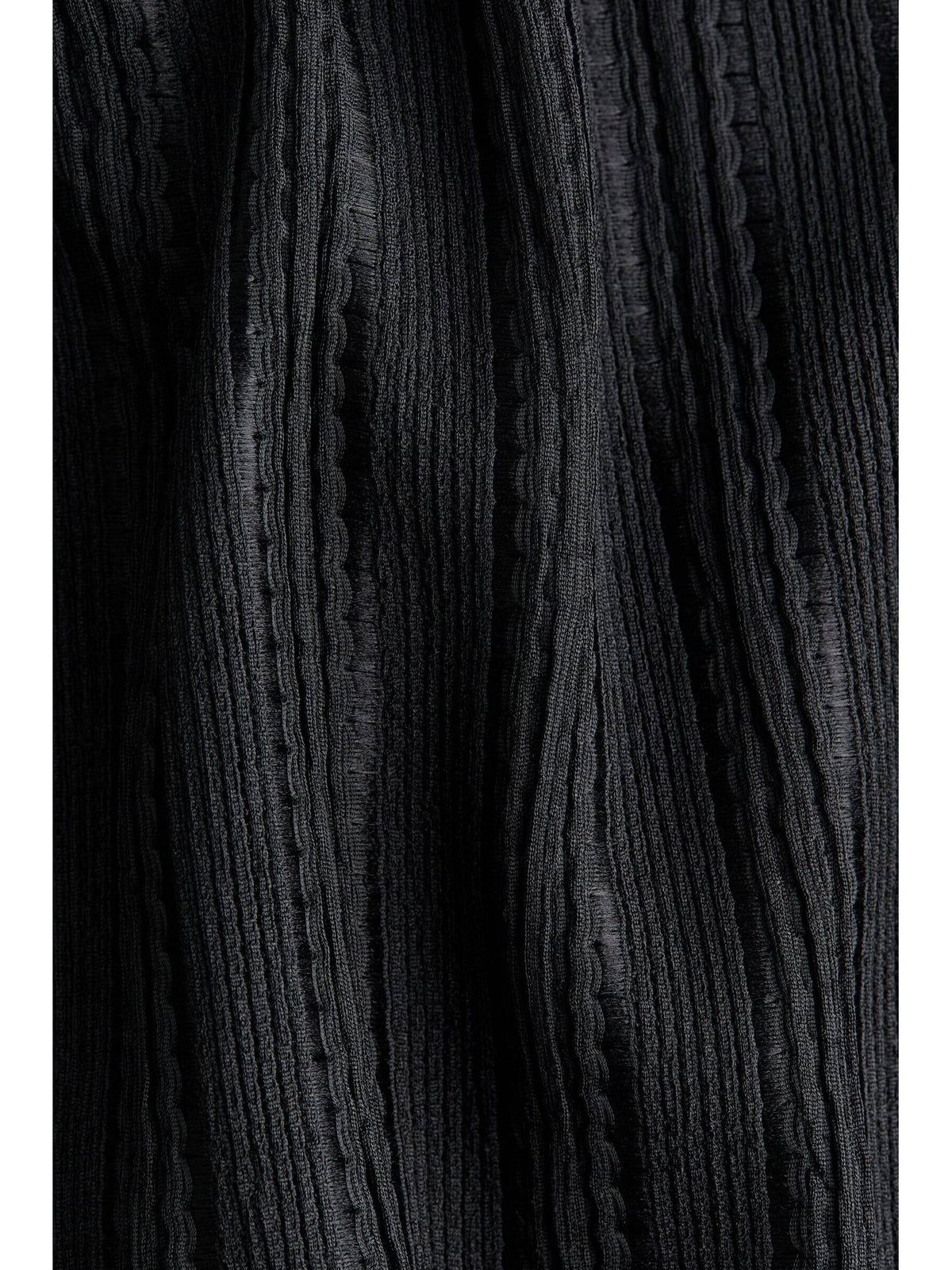 Women Black Textured Jersey Top | HT67 - view 7