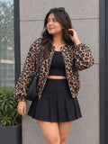 Bold Leopard Print Balloon Jacket | JC78 - view 1
