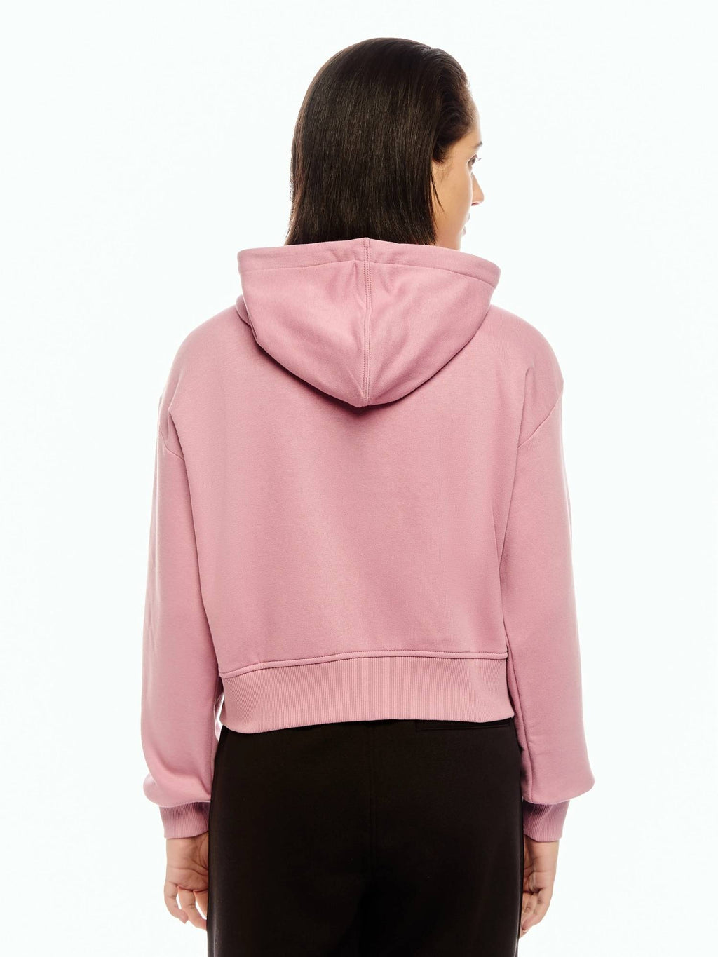 Regular Fit Cotton Hooded Neck Hoodie | HD56 - view 3