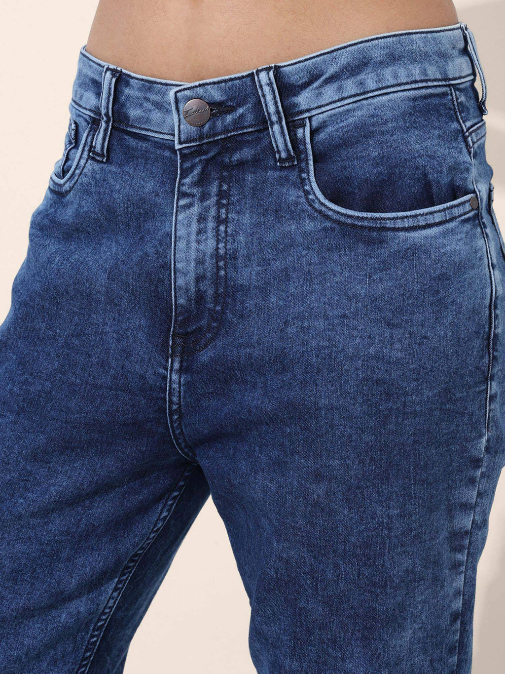 Women Straight Fit Solid Mid-Rise Jeans | ST23 - view 5