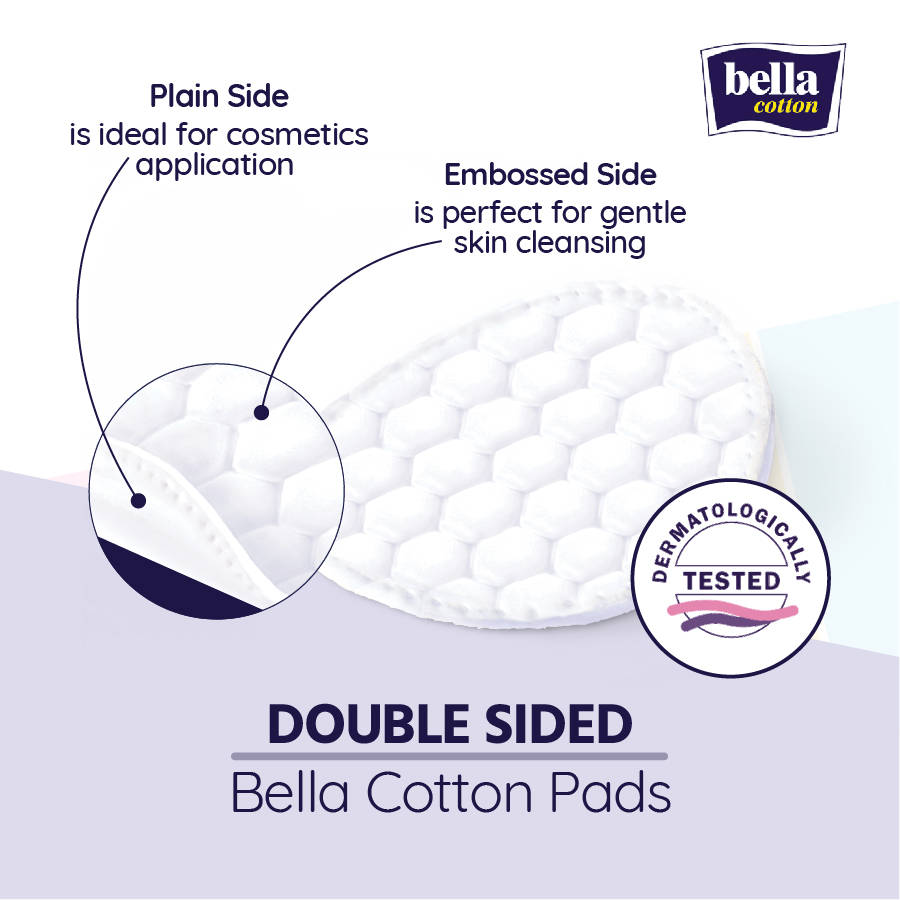 Cotton Pads,100% Cotton, Double Sided, Skin Cleaning (Eye, Face), Nail Polish Removal | T32 - view 3