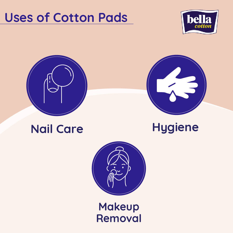 Cotton Pads With D Panthenol & Orange Blossom Extracts, 100% Cotton, Double Sided | T32 - view 5