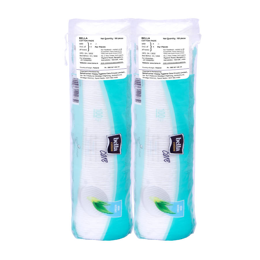 Cotton Pads with Aloe vera Extracts, 100% Cotton, Double Sided, Nail Polish Removal | T32 - view 2