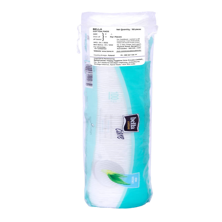 Cotton Pads with Aloe vera Extracts, 100% Cotton, Double Sided, Nail Polish Removal | T32 - view 2