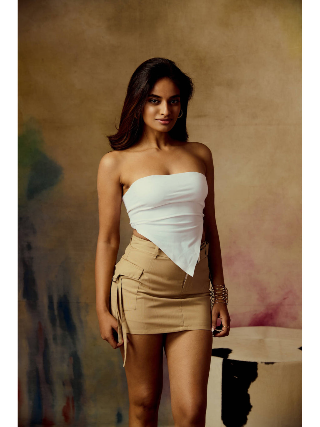 Juni White Tube Top | TT90 - view 3