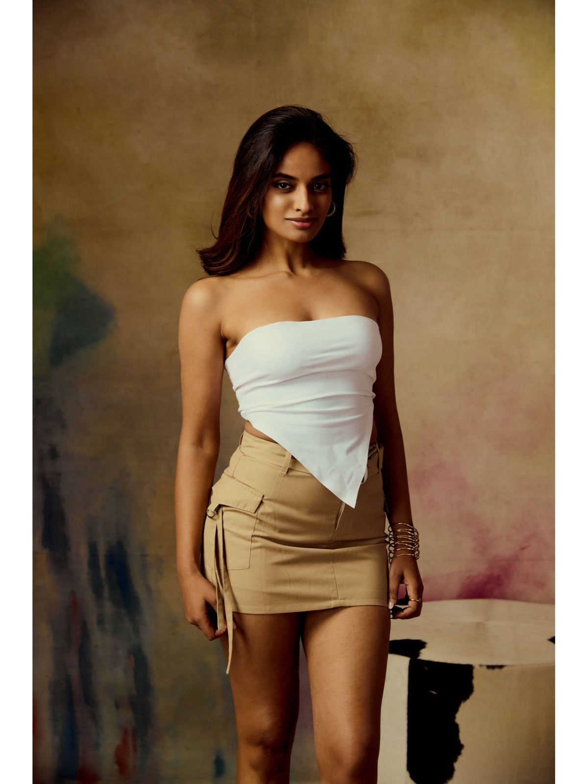 Juni White Tube Top | TT90 - view 3