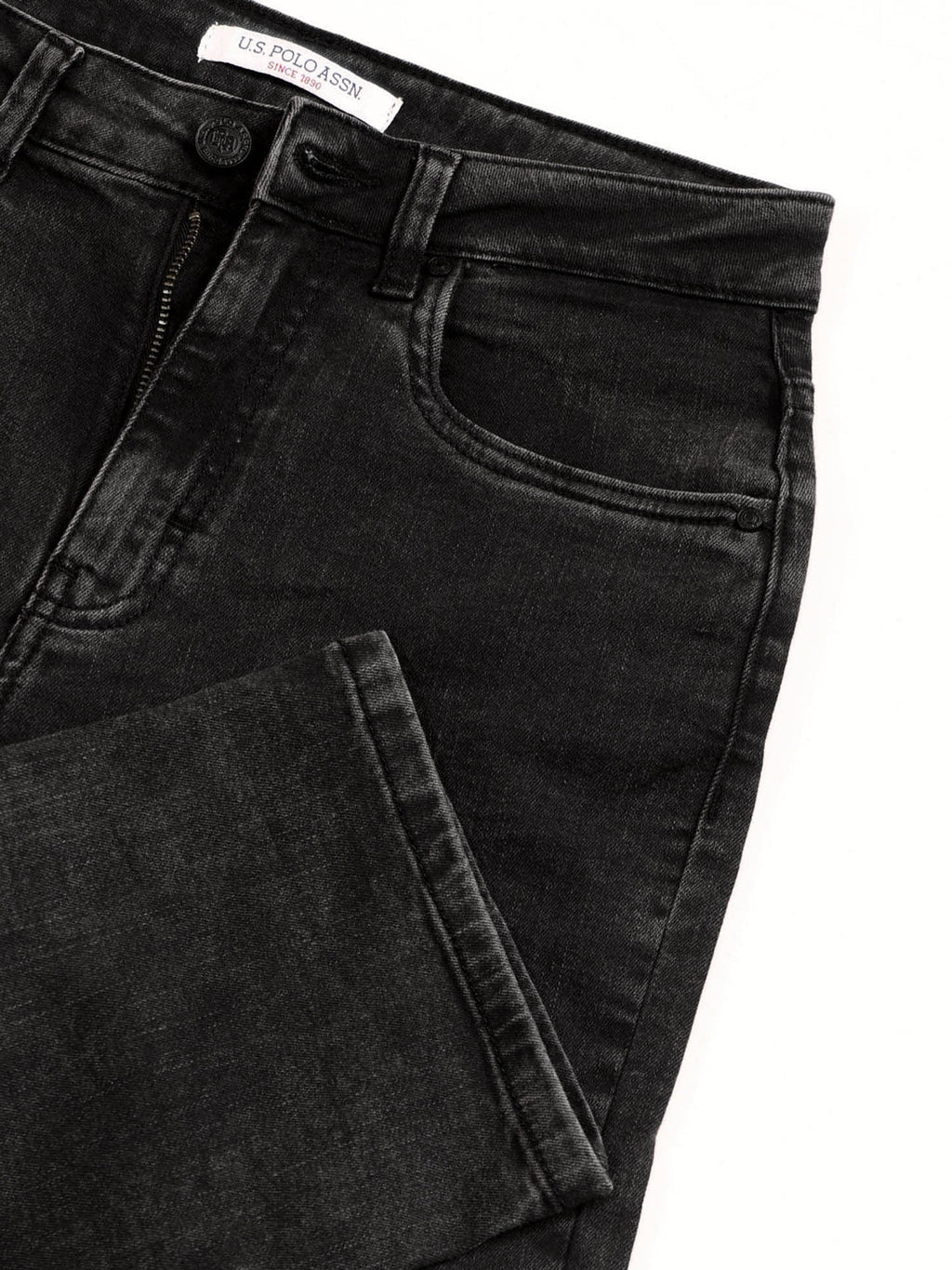 High Rise Straight Fit Jeans Grey | ST23 - view 2