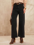 High Rise Wide Leg Jeans Grey | WL90 - view 1