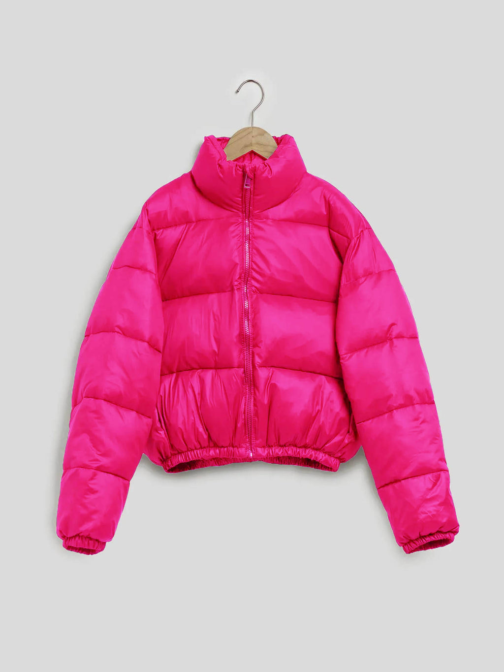Women White Full Sleeve Solid Puffer Jacket | JC78 - view 37