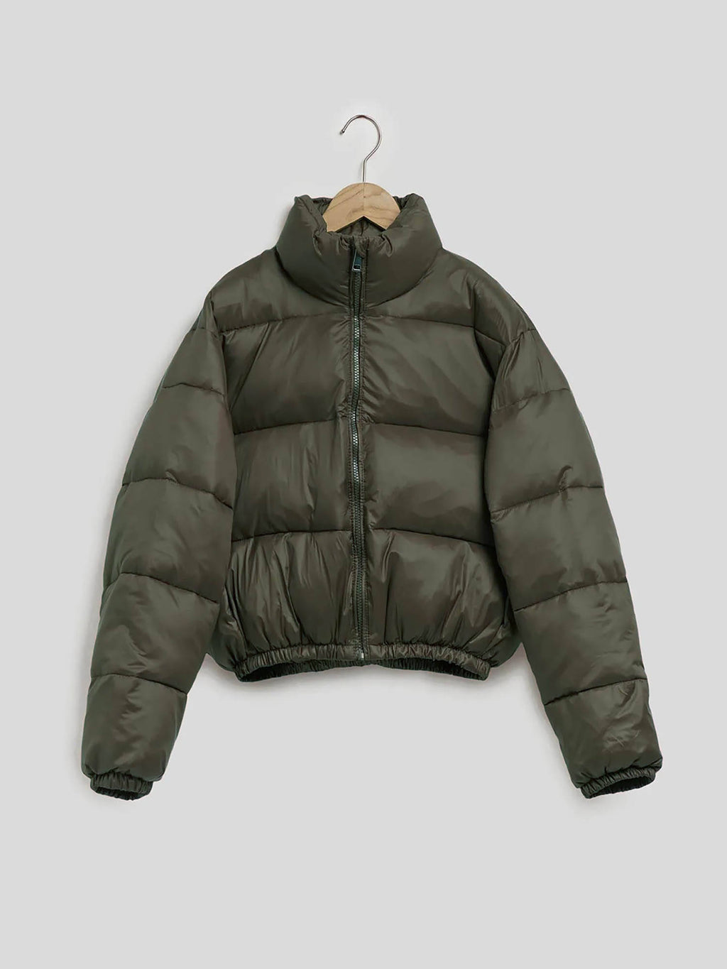Women White Full Sleeve Solid Puffer Jacket | JC78 - view 40