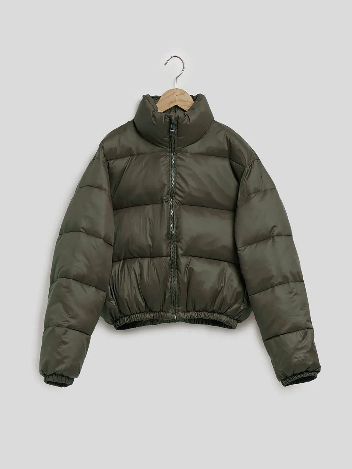 Women White Full Sleeve Solid Puffer Jacket | JC78 - view 40