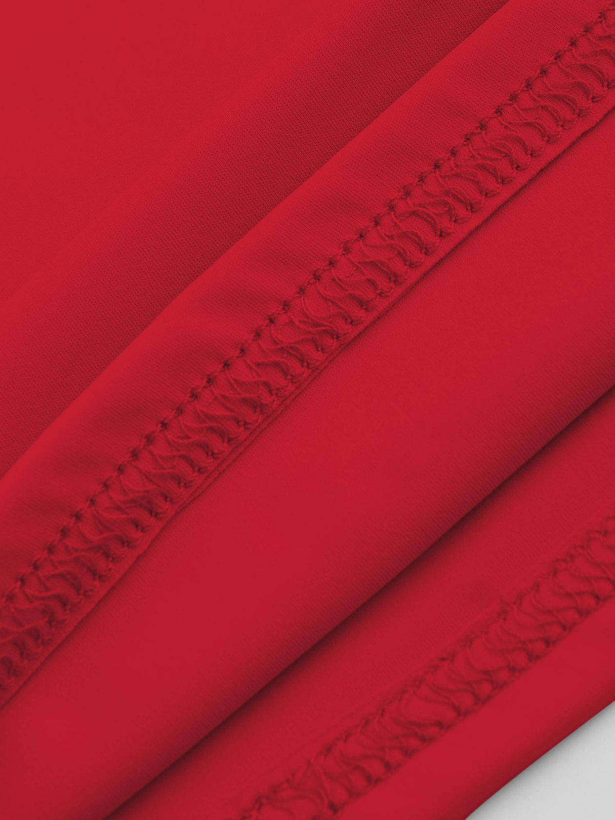 Red Contour Double Layered Strapless Solid Tube Top | TT90 - view 8
